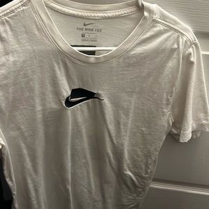 Nike colored out check mark just do it shirt.